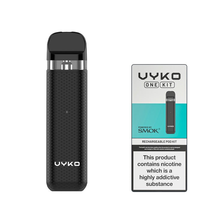 A vape with health warning written on it pack