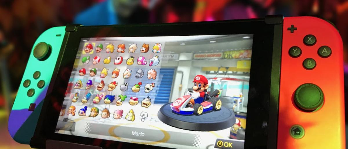 A nintendo switch