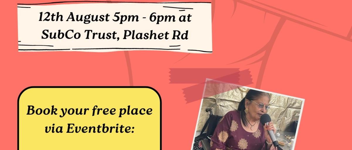 Event details written in text