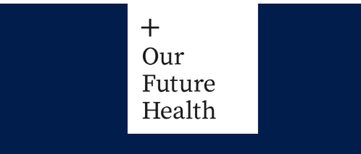 Our future health written in text