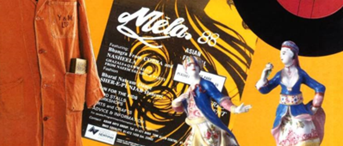Jacket on a hanger, a leaflet, a disk and 2 statues 