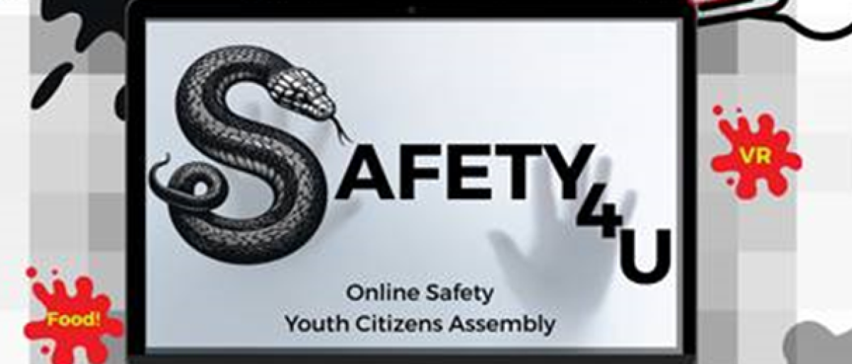 A laptop with Safety4U written on it