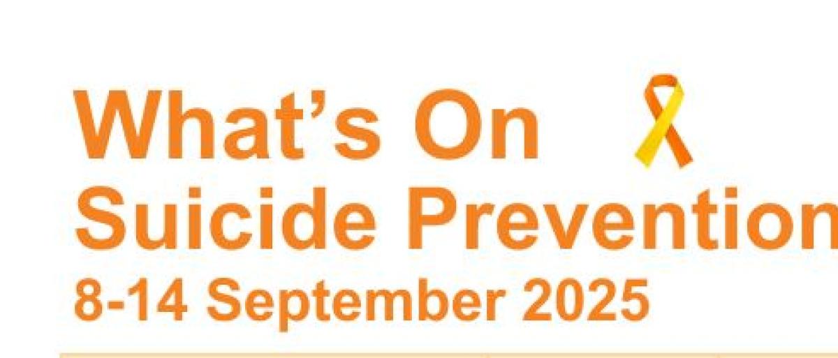 What's On Suicide Prevention Week 8-14 September 