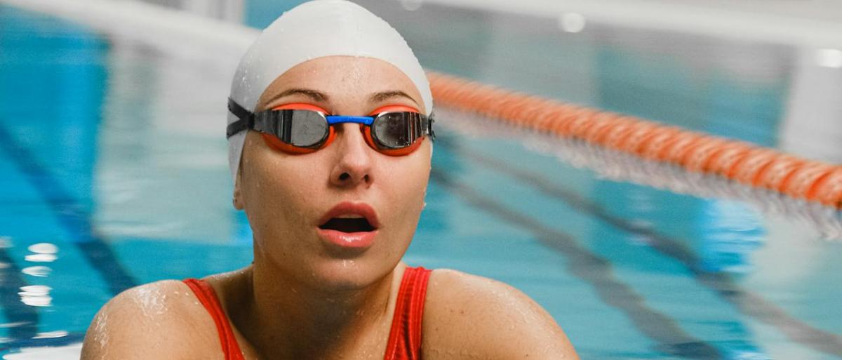 Woman swimming