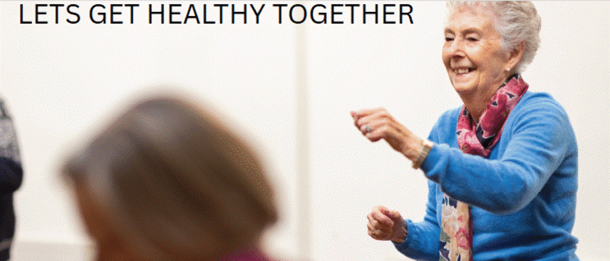 Elderly dancing, elderly activity