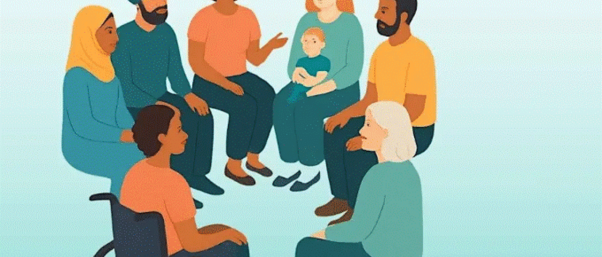 People discussing