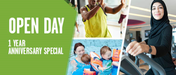 People swimming, exercising and cooking 