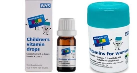Healthy start vitamins