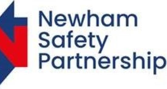 Newham safety partnership written in text
