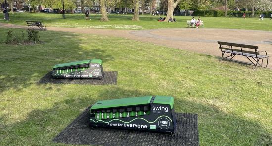 Swing Boxes are unlocked using the Swing Fitness app, which hosts a wide range of instructive exercise videos to support residents to exercise safely and progress their fitness.