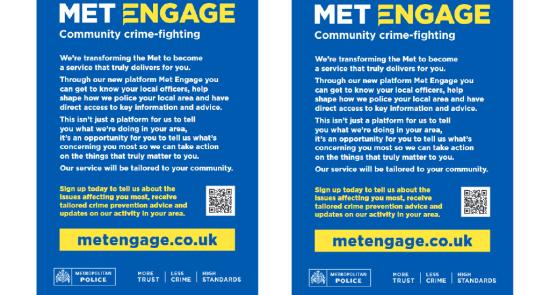 Met Engage leaflet